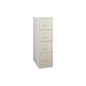 4-Drawer Vertical File Cabinet - Metal Putty