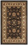 Lyndhurst Collection Black & Ivory Accent Rug 2'3" x 4