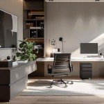 3-Drawer Rolling File Cabinet with Lock - Black