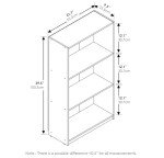 Furinno 3-Tier Bookcase in French Oak Grey