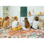 Lahome Bohemian Floral Medallion 5x7 Area Rug