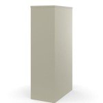 4-Drawer Vertical File Cabinet - Metal Putty