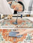 Lahome Bohemian Floral Medallion 5x7 Area Rug