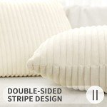 Soft Flannel 18x18 Decorative Throw Pillow Covers