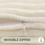 Soft Flannel 18x18 Decorative Throw Pillow Covers
