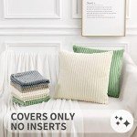 Soft Flannel 18x18 Decorative Throw Pillow Covers