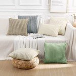 Soft Flannel 18x18 Decorative Throw Pillow Covers