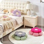 Soft Sage Green Flower Throw Pillow 14.9