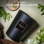 Large Sandalwood Jasmine Soy Candle - 33.3 Oz