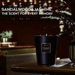 Large Sandalwood Jasmine Soy Candle - 33.3 Oz