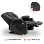 MCombo Electric Recliner Chair with Heat & USB