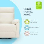 Vanilla DaVinci Suzy Swivel Recliner - Certified