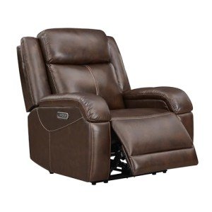 Watson & Whitely Leather Power Recliner Chair
