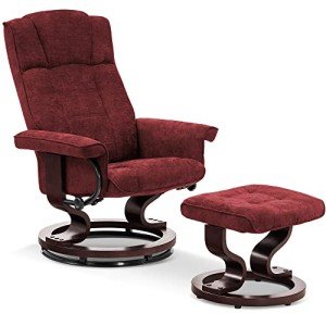MCombo Swivel Recliner Chair and Ottoman Set