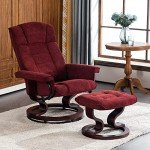 MCombo Swivel Recliner Chair and Ottoman Set