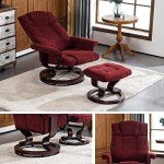 MCombo Swivel Recliner Chair and Ottoman Set