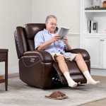 Watson & Whitely Leather Power Recliner Chair