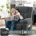 Electric Power Lift Recliner Chair with Heat & Massage