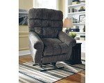 Gray Adjustable Power Lift Recliner for Elderly