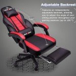 LEMBERI Big and Tall Gaming Chair with Footrest