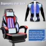 LEMBERI Big and Tall Gaming Chair with Footrest