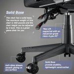 LEMBERI Big and Tall Gaming Chair with Footrest
