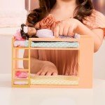 Chic Bunk Bed Set for Mini Dolls