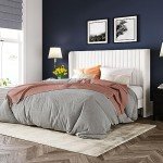 Velvet Queen Bed Frame with Tufted Headboard
