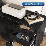 5-Drawer Wood Dresser Chest & Mobile Storage Cabinet