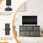 Sweetcrispy 5-Drawer Fabric Dresser for Storage