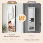 NAFORT 2-LED Jewelry Armoire with Full Length Mirror