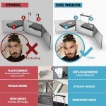 360 Trifold Mirror for Easy Self Haircuts