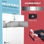 360 Trifold Mirror for Easy Self Haircuts