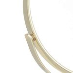 Round Vanity Mirror with Dual Magnification, Gold