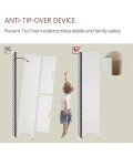 71" Metal Armoire Closet with Adjustable Shelves
