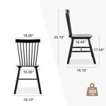 Windsor Spindle Back Dining Chair Set of 4