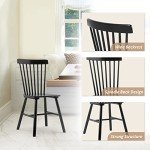 Windsor Spindle Back Dining Chair Set of 4