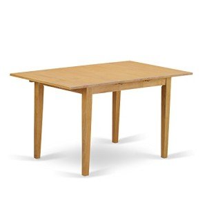 Norfolk Solid Wood Kitchen Dining Table with Leaf