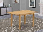 Norfolk Solid Wood Kitchen Dining Table with Leaf