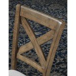 Moriville Modern Farmhouse Upholstered Dining Chairs, Set of 2