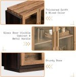 Modern Sideboard Buffet Cabinet with LED Lights