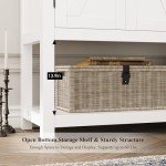 Modern Farmhouse Buffet Sideboard with Storage