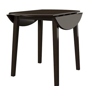 Ashley Hammis Dark Brown Round Drop Leaf Table
