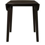 Ashley Hammis Dark Brown Round Drop Leaf Table