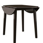 Ashley Hammis Dark Brown Round Drop Leaf Table