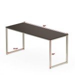 Espresso 55-Inch Home Office Computer Desk