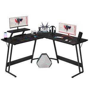 Homall L-Shaped Gaming Desk with Monitor Stand