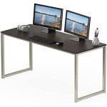 Espresso 55-Inch Home Office Computer Desk