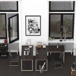 Espresso 55-Inch Home Office Computer Desk