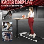 Yagud Portable Under Desk Treadmill for Home and Office